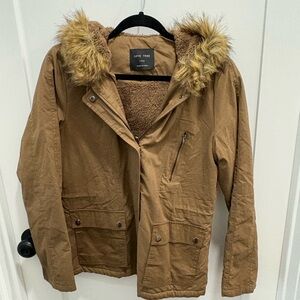 Jacket with Fur Hood